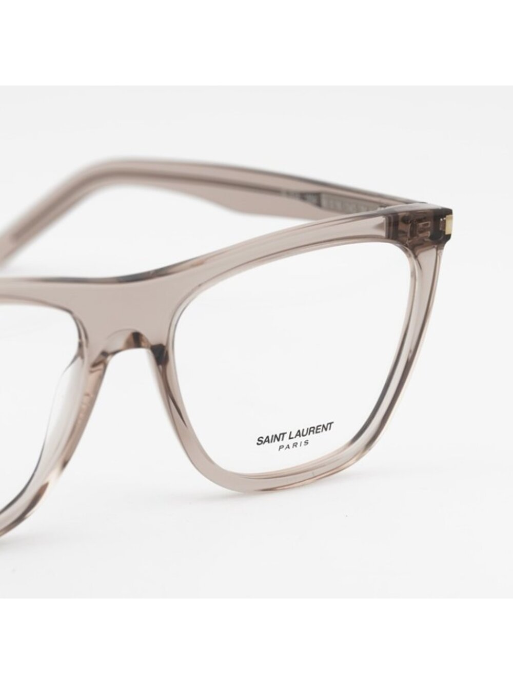 Saint Laurent SL518 004 Eyeglasses Brown 56mm Square Frame - Picture 5 of 11